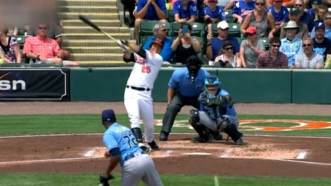 '타격감 부활' 김현수, 멀티 히트...타율 0.200