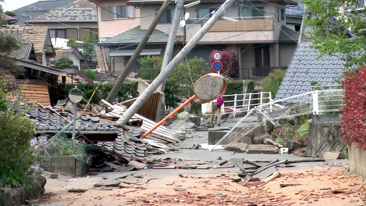 日 지진 북동쪽으로 이동...원전 있는 시코쿠 위협