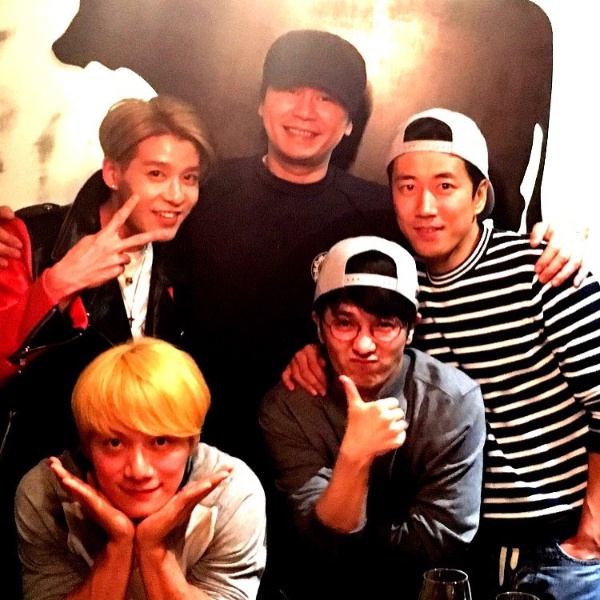 YG 수장 양현석, 젝스키스와 회동…"포레버 젝키"