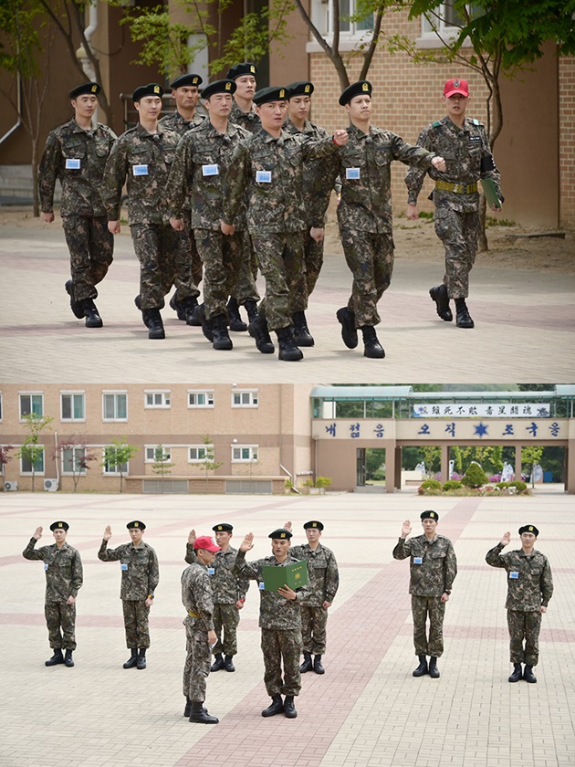 '진짜사나이' 동반입대 편 사진 대방출…박찬호, 군인 포스