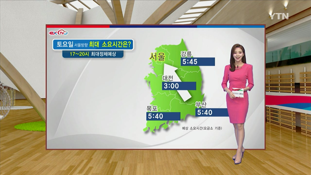 [미리 보는 주말 교통정보] 토·일요일 모두 서울 방향 혼잡...최대 소요시간은?