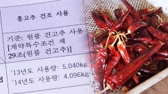 농협이 말려줘 불량?...군납 고춧가루의 이상한 기준