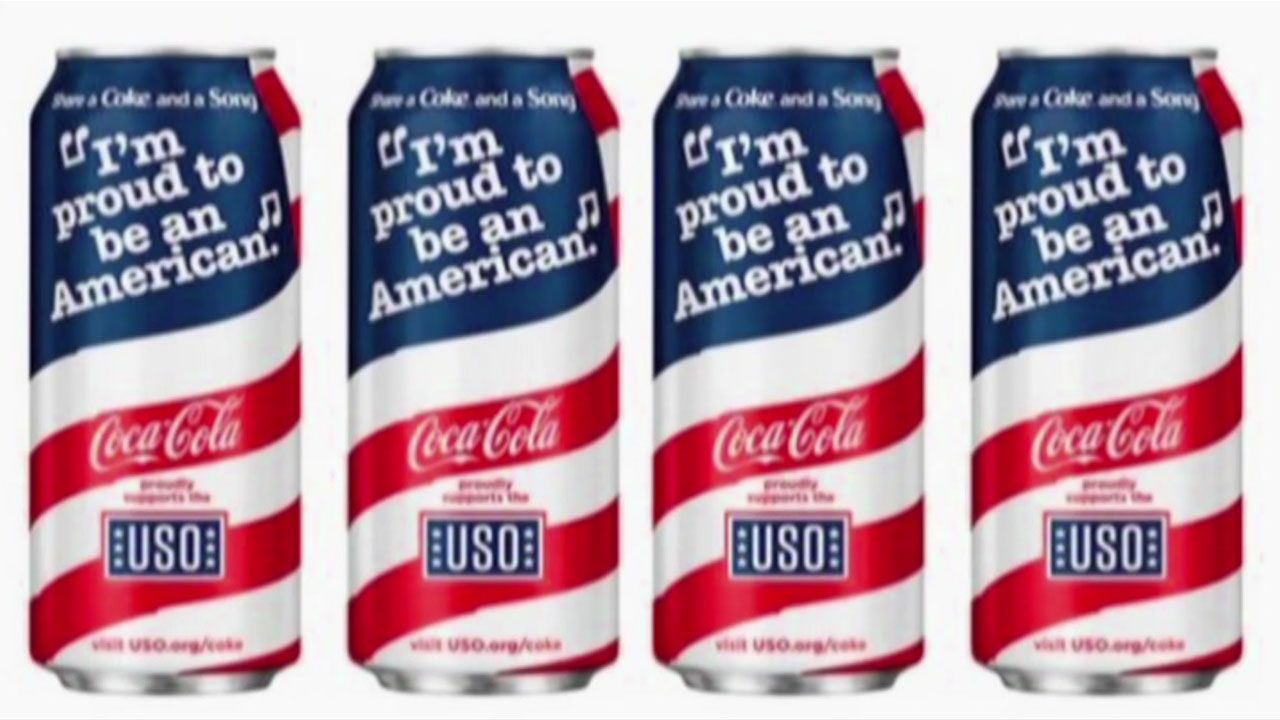성조기 디자인 음료 출시...미국 애국심 마케팅