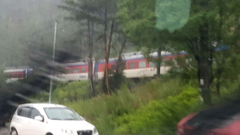  경북 봉화 영동선 무궁화호 열차 1량 탈선...인명피해 없어