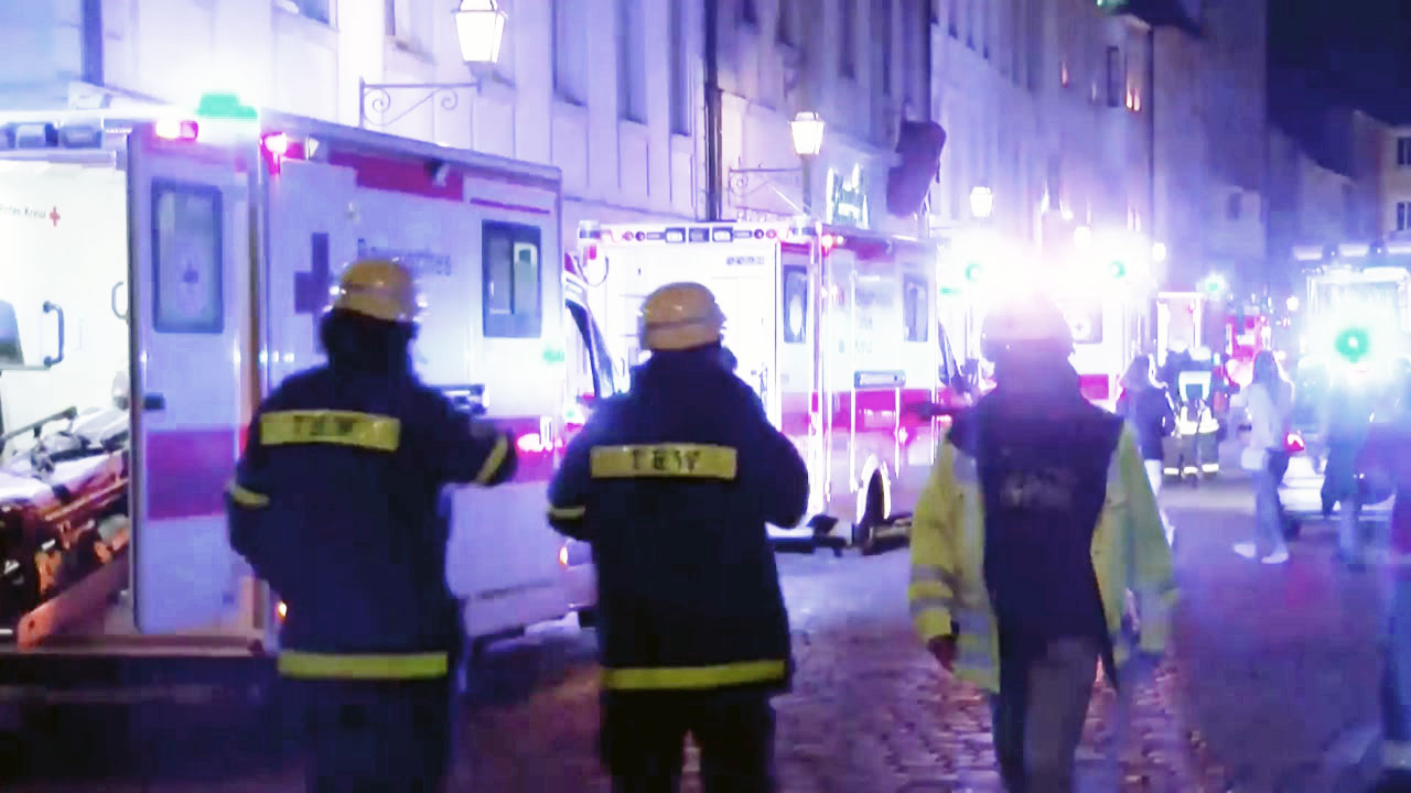 독일에서 시리아인 자폭테러...12명 부상