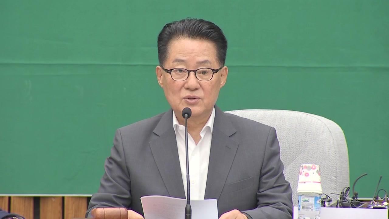 박지원 "비겁하고 무능한 정부...우병우 사퇴해야"