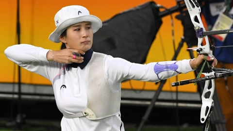 여자 양궁 기보배, 개인전 준결승 진출