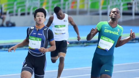 김국영, 육상 남자 100m 예선 탈락