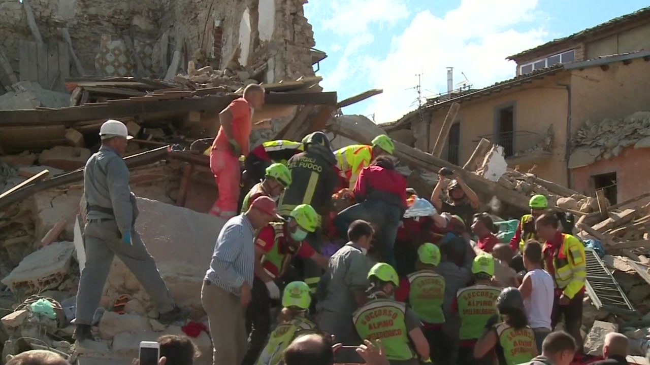 문화와 유적의 나라 이탈리아, 지진에 신음하다
