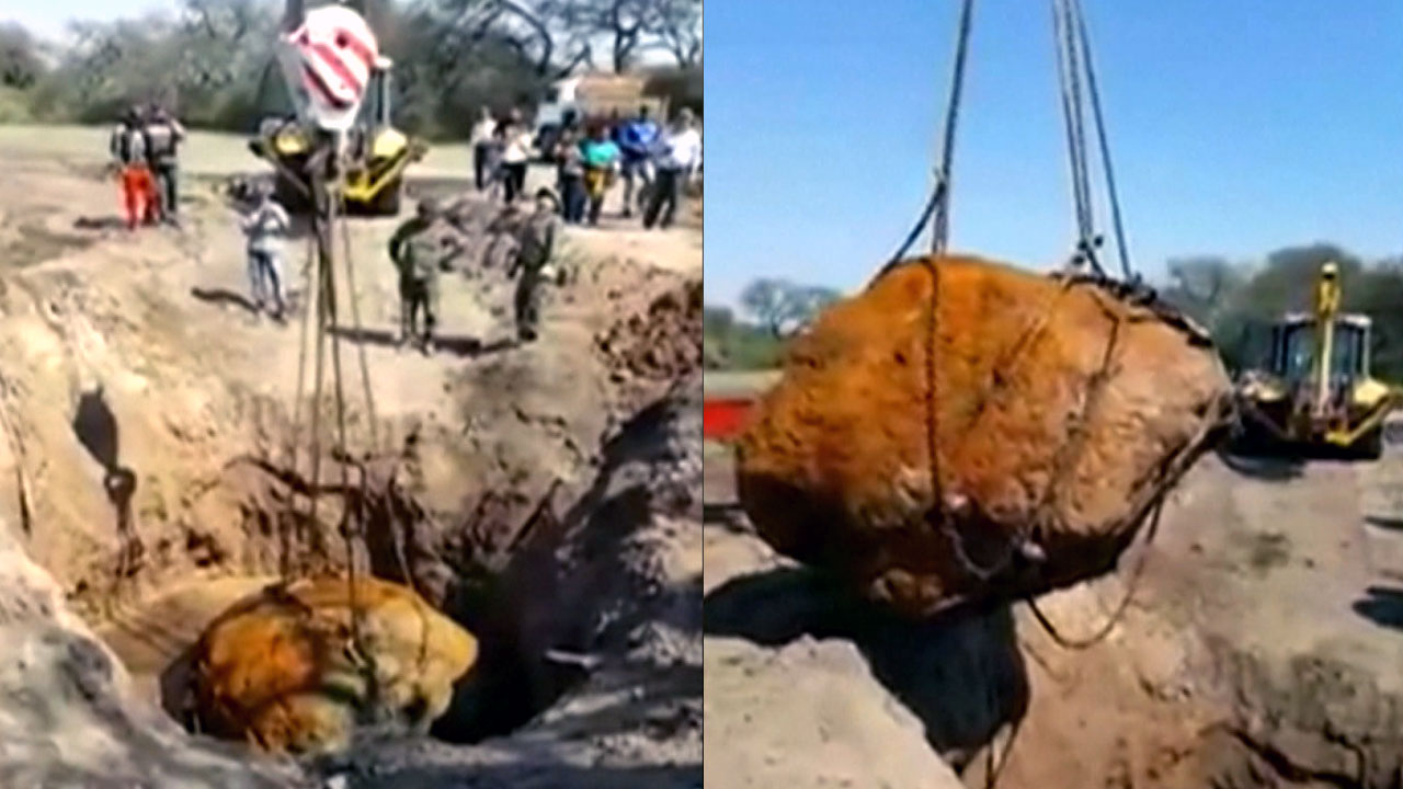 아르헨티나에서 30톤짜리 초대형 운석 발견