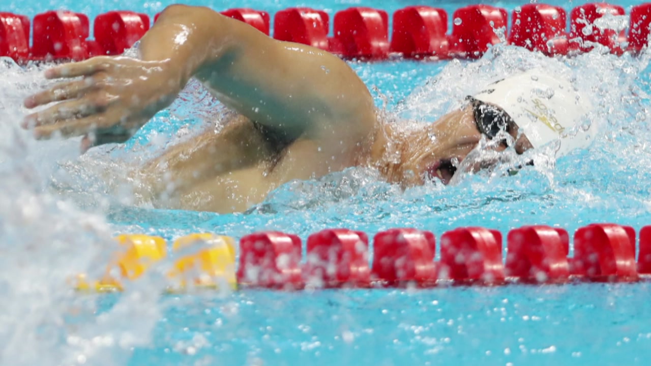 뇌병변 장애 딛고 수영 3관왕 새 역사