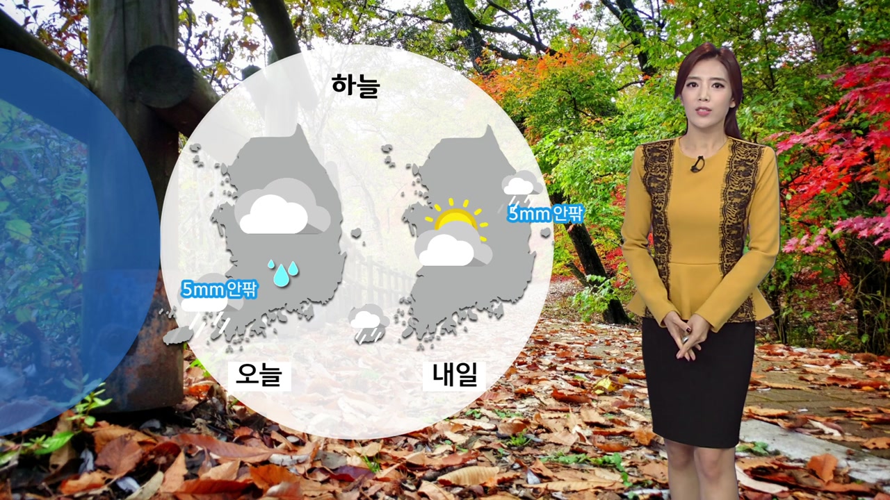 [날씨] 내일 맑고 선선한 날씨...모레 추위 부르는 비 