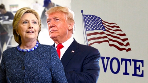 개표 초접전..."트럼프 136명 vs 힐러리 104명"