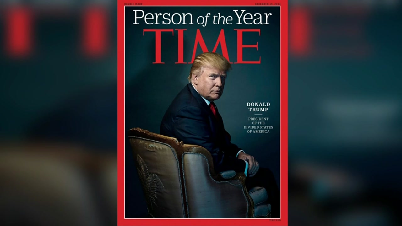 트럼프, 타임 올해의 인물 선정...'분열된 미국의 대통령'