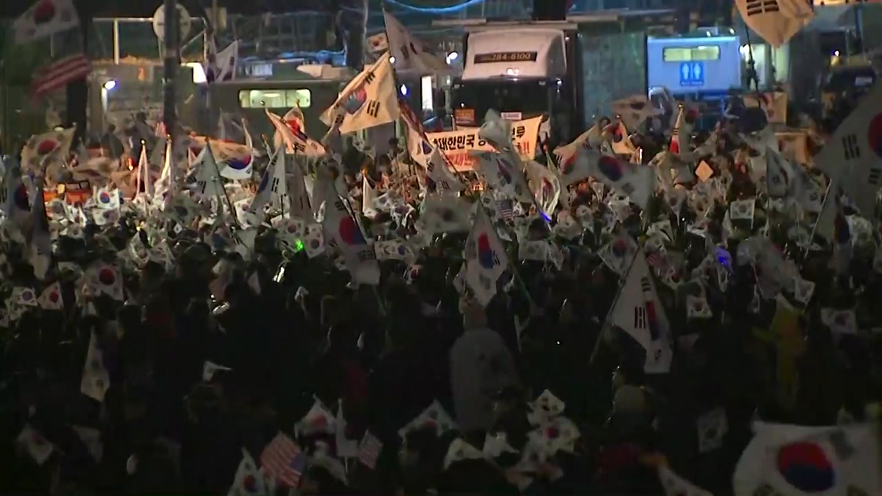 탄핵반대 단체, 대한문 "탄핵 반대" 집회 개최