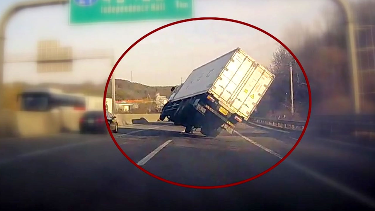 [영상] 고속도로 급제동 이렇게 위험합니다