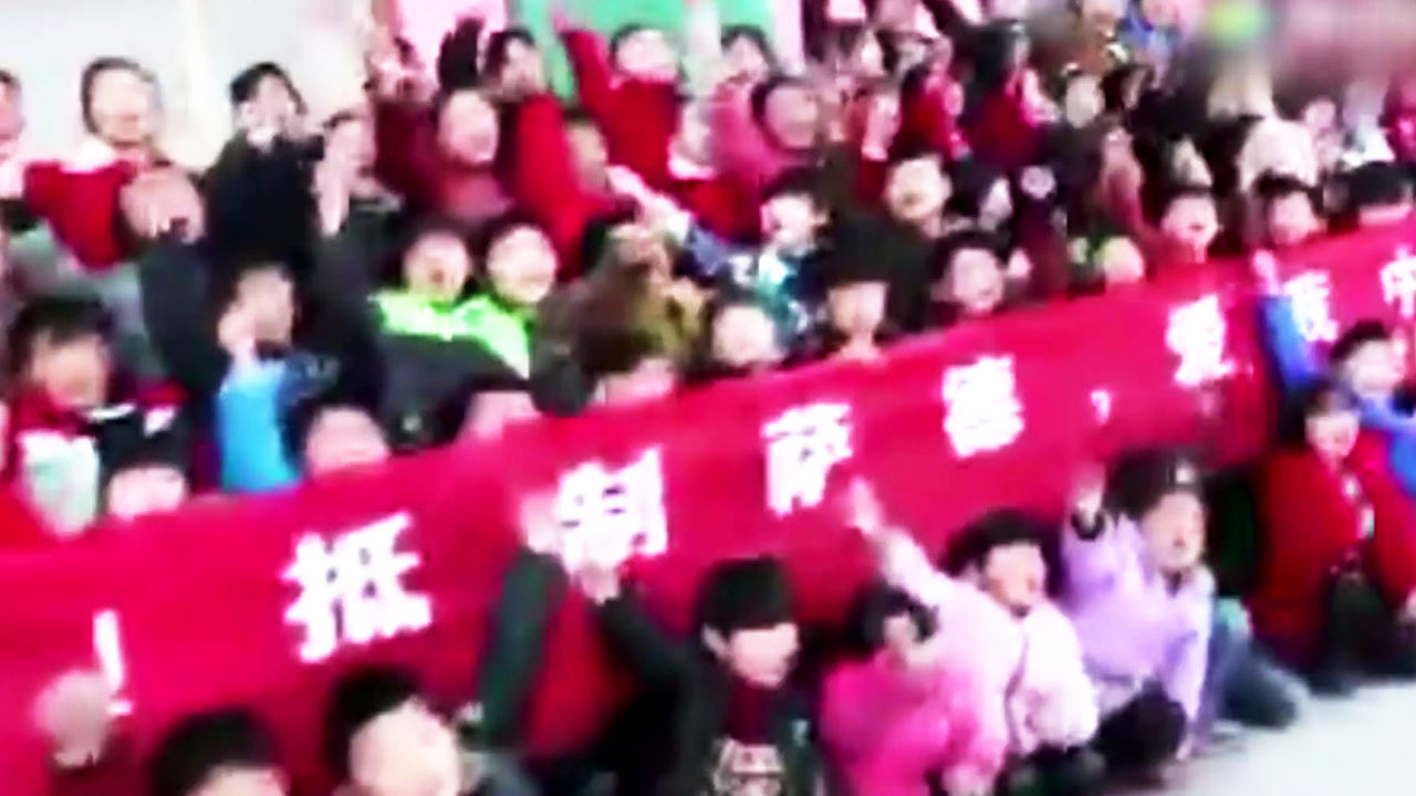 中 초등생 사드 반대 집회..."문화대혁명식 교육" 비판