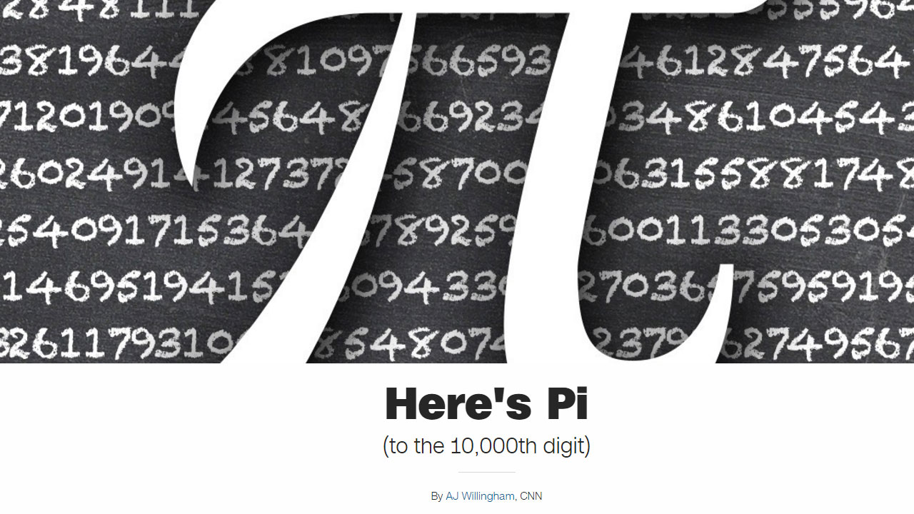 3월 14일은 세계 수학자의 '파이데이' 축제