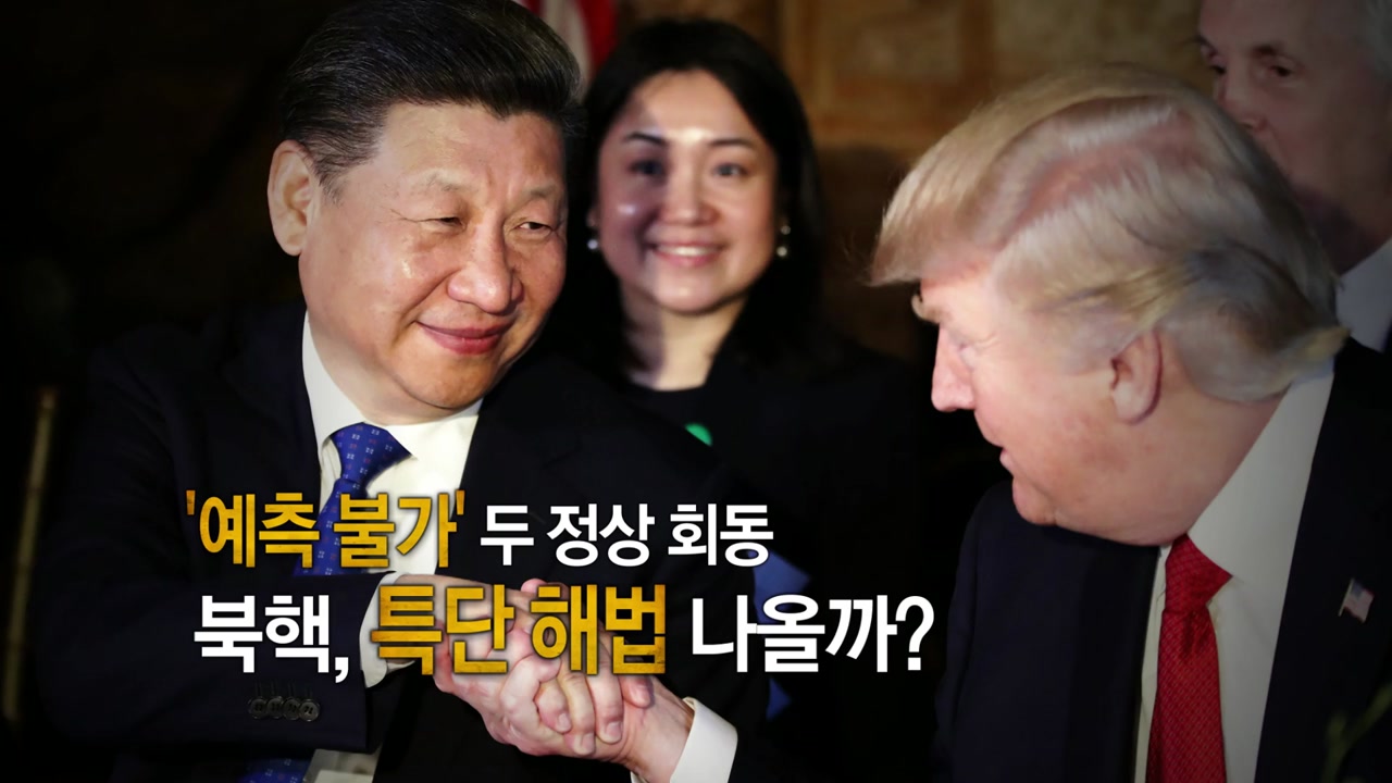 '세기의 회담' 트럼프-시진핑 첫 만남