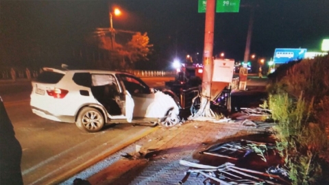 10대들이 카셰어링 업체서 아버지 명의로 BMW 빌린 뒤 쾅