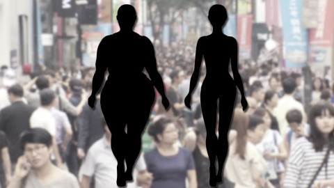 젊은 여성 비만 vs 저체중 체형 양극화