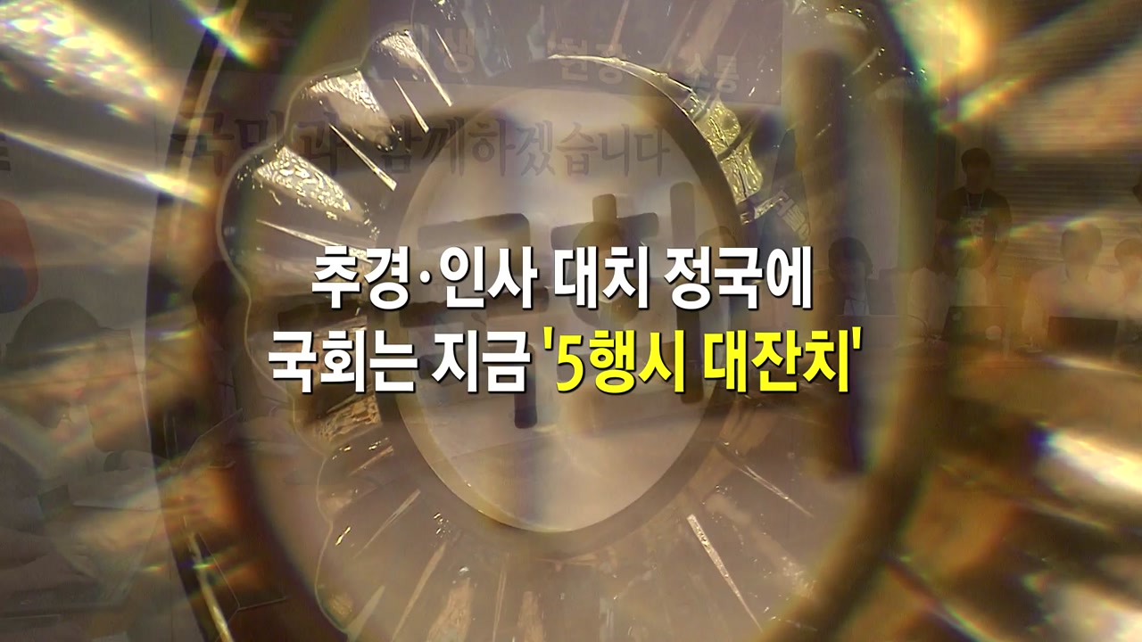 [영상] 국회는 지금 '5행시 대잔치'