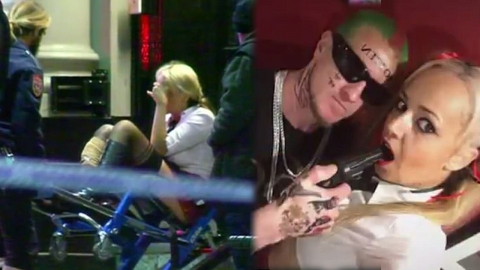 조커와 할리퀸 분장한 커플, 경찰 과잉 진압에 총 맞아