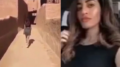 '미니스커트 활보' 사우디 여성 경찰에 체포