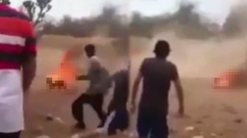 '장난'으로 살아있는 강아지에 불 지른 10대들