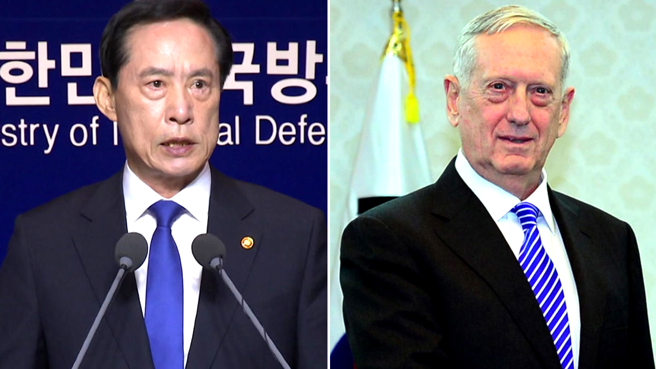 美 국방 "외교·경제적 대북 압박 우선"