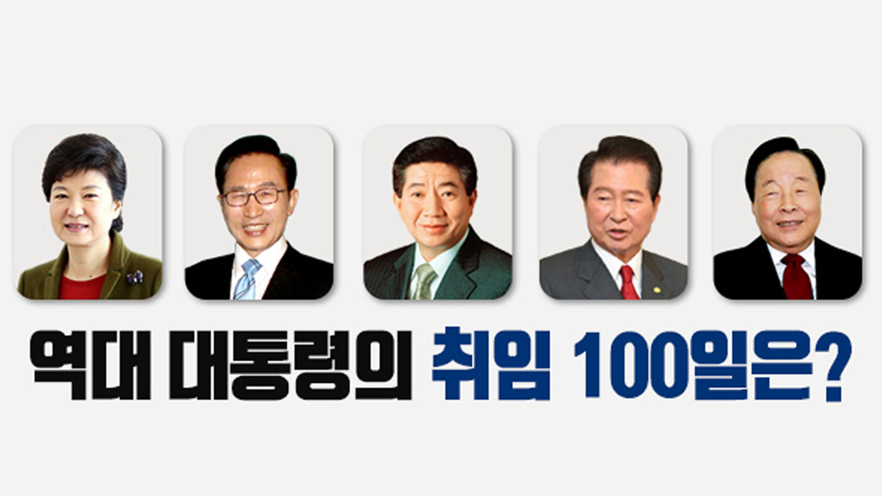 [뉴스앤이슈] 역대 대통령들의 취임 100일은?