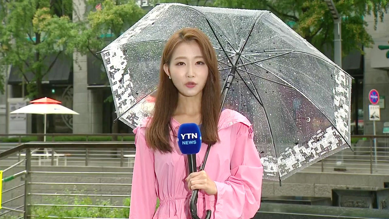 [날씨] 서울 호우주의보 속 강한 비...청계천 출입 통제