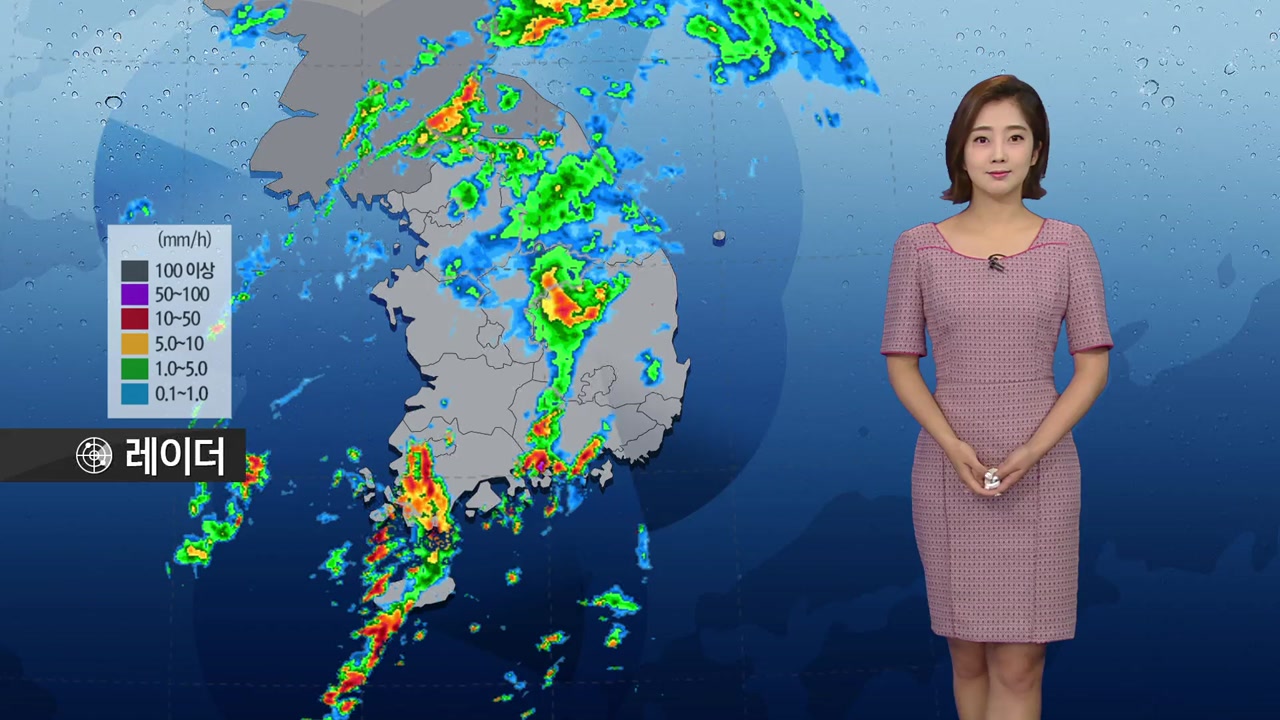 [날씨] 오늘도 전국 비...중북부·남해안 국지성 호우