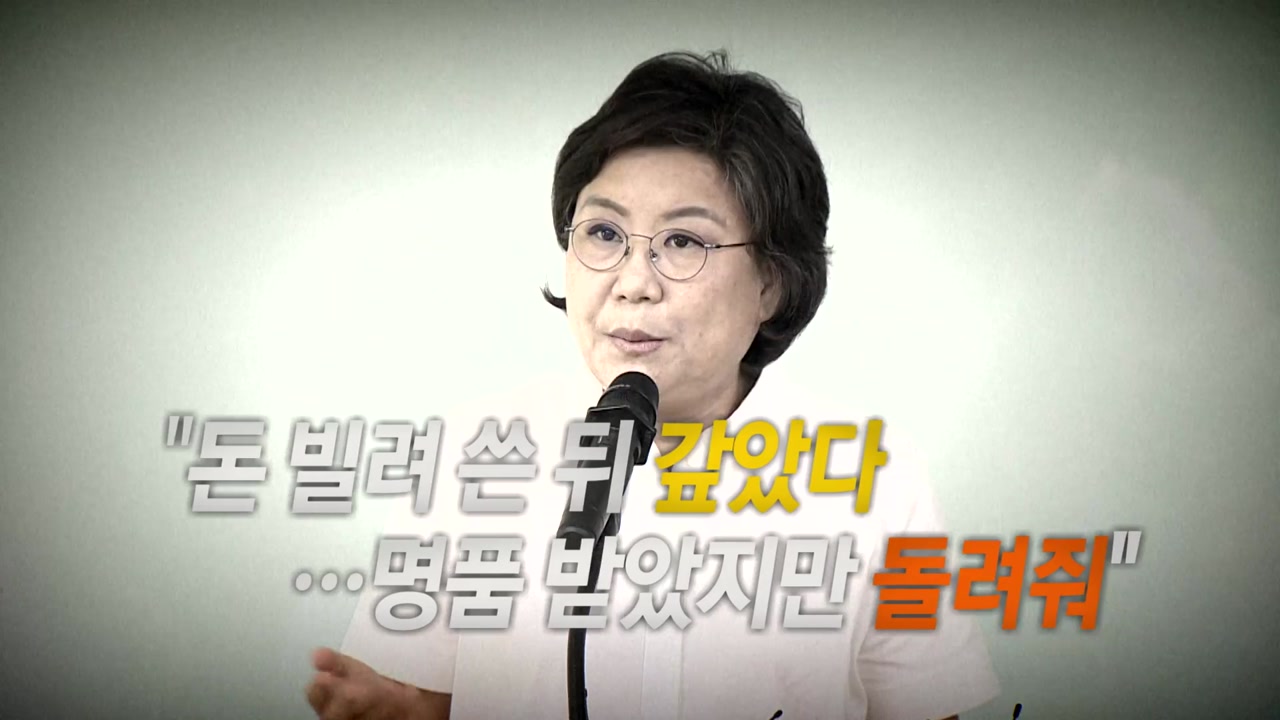 [영상] 이혜훈 금품 수수 진실공방