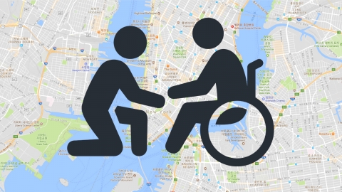 구글 지도, 장애인 이동권 보장 위해 '휠체어 접근' 정보 표시
