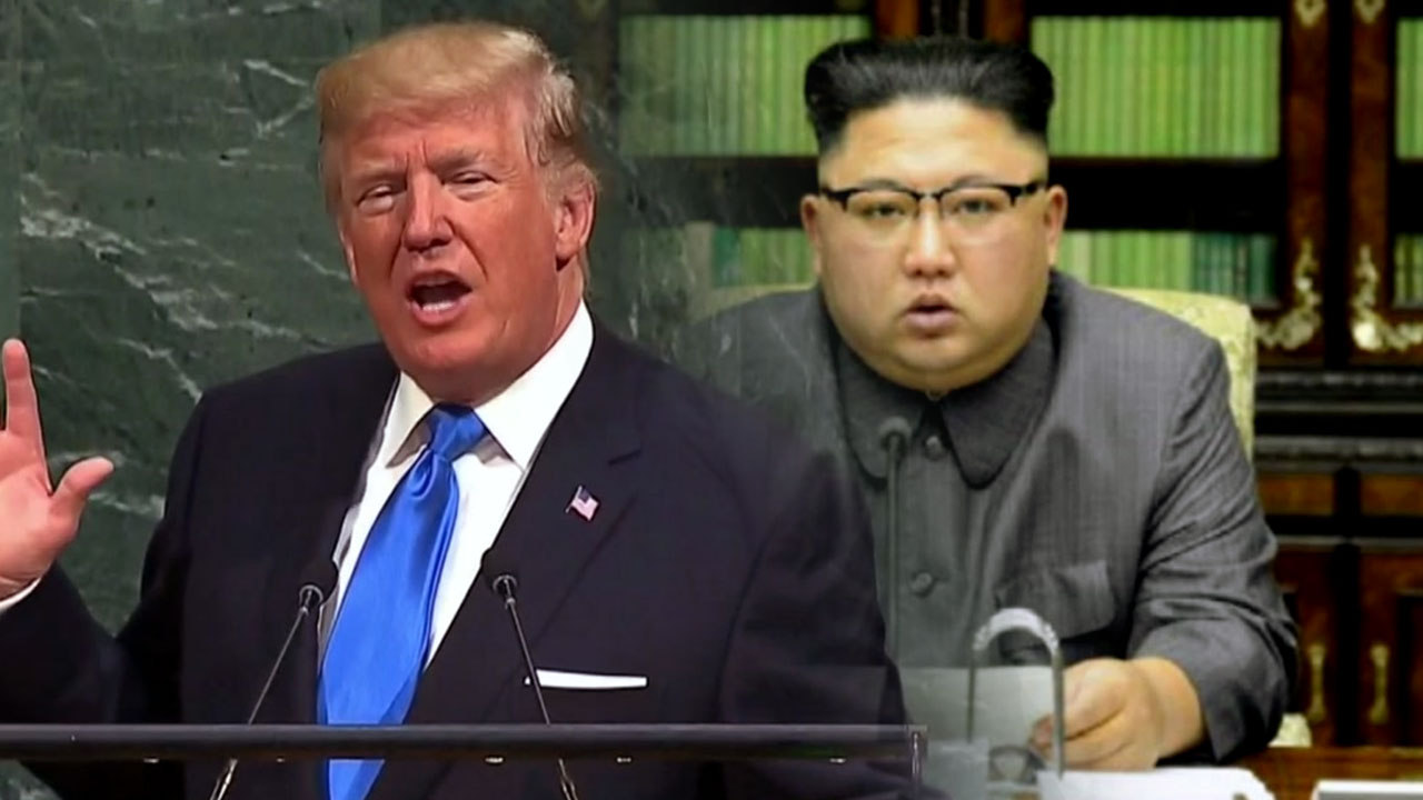 "북한 완전 파괴" vs." 사상 최고의 대응조치"
