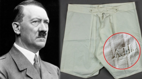 히틀러가 입었던 낡은 속옷, 경매서 760만 원에 팔려