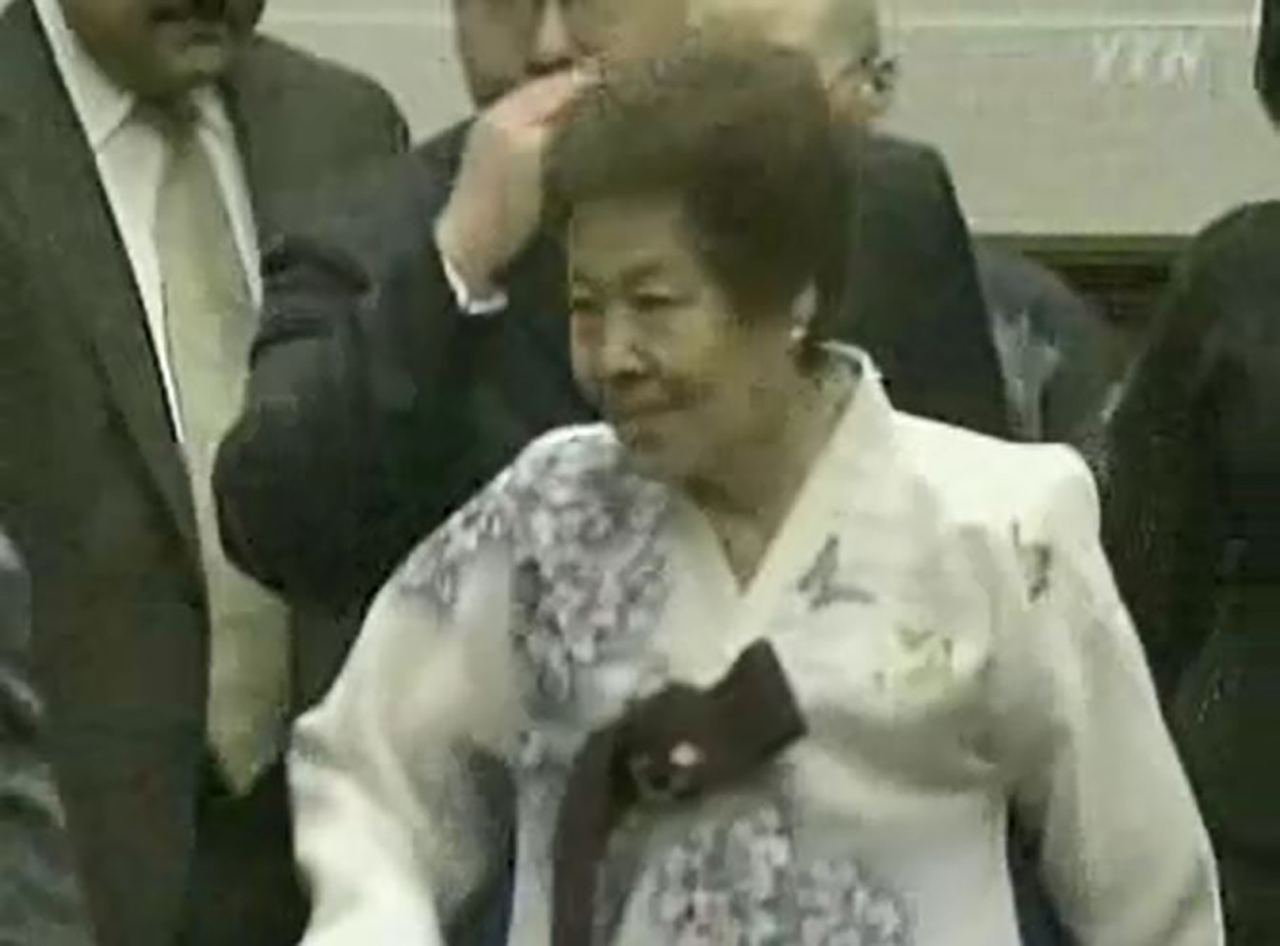 영화 '아이 캔 스피크' 명장면 美 위안부 청문회 실제 모습