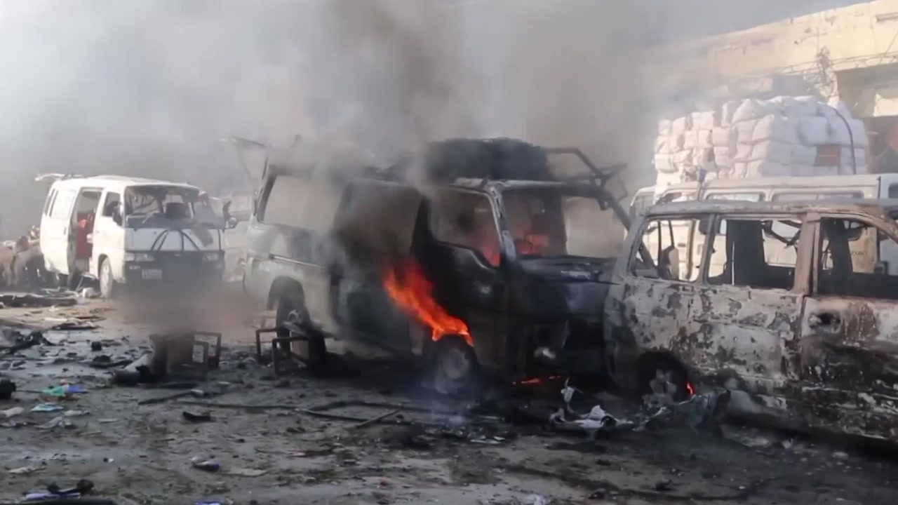 소말리아 대형 차량폭탄테러...최소 50명 사망
