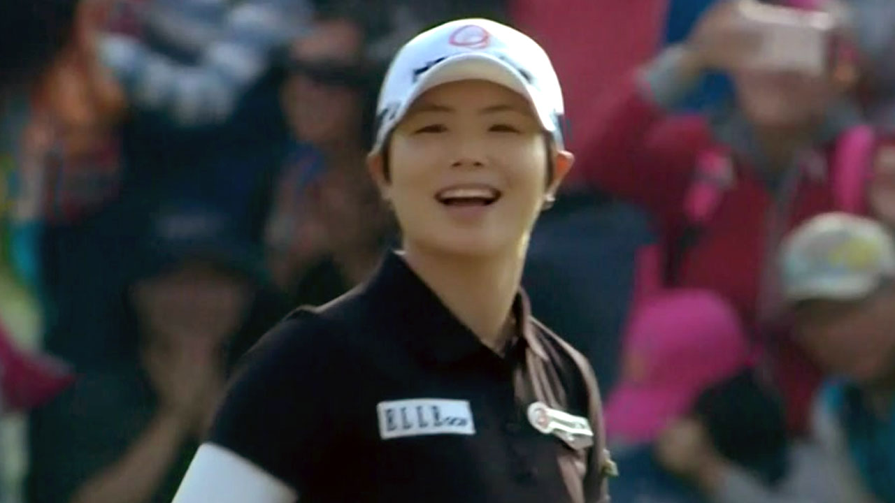 지은희, 8년 만에 LPGA 우승...한국 선수 시즌 최다승 타이