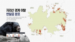 지리산 이탈 반달곰 적어도 26마리...행정체계는 미비