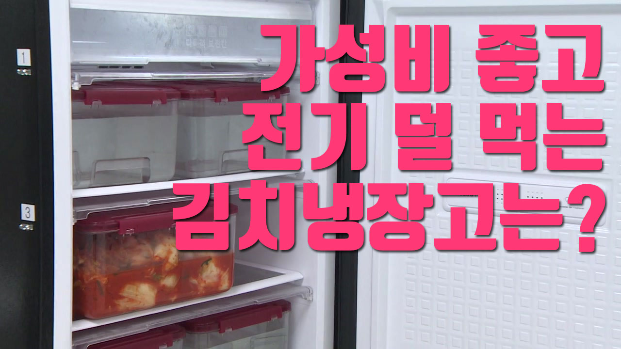 [자막뉴스] 가성비 좋고 전기 덜 먹는 김치냉장고는?