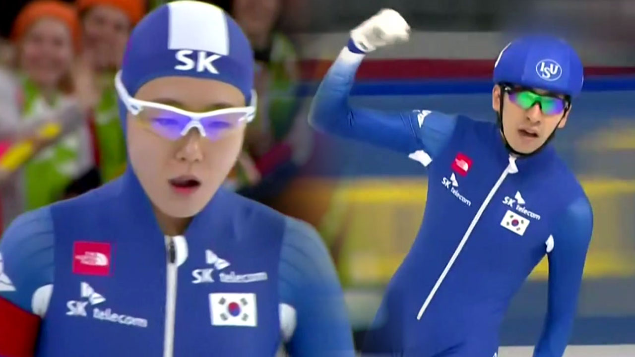 이상화, 500m 은메달...이승훈, 매스스타트 금메달