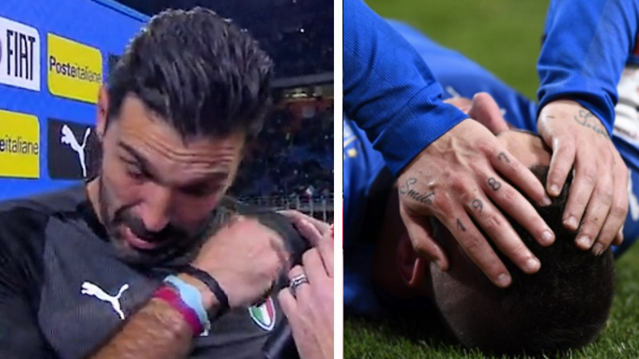 '부폰의 눈물'...이탈리아, 60년 만에 월드컵 진출 실패