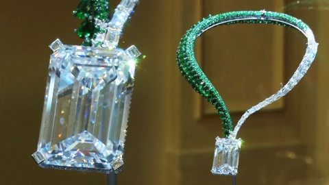 경매 사상 최대 163캐럿 다이아몬드 378억 원에 팔려
