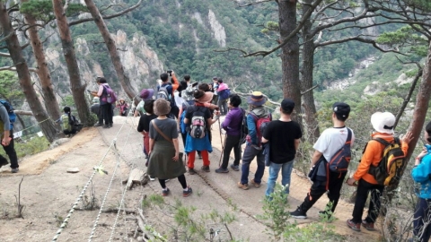 설악산 만경대 탐방, 예약제로 자리매김
