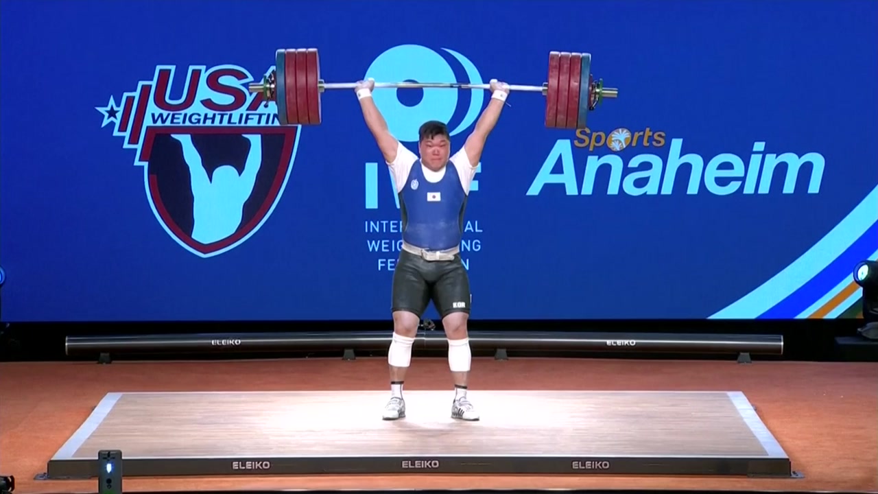 서희엽, 세계역도선수권대회 남자 105kg급 용상 금메달