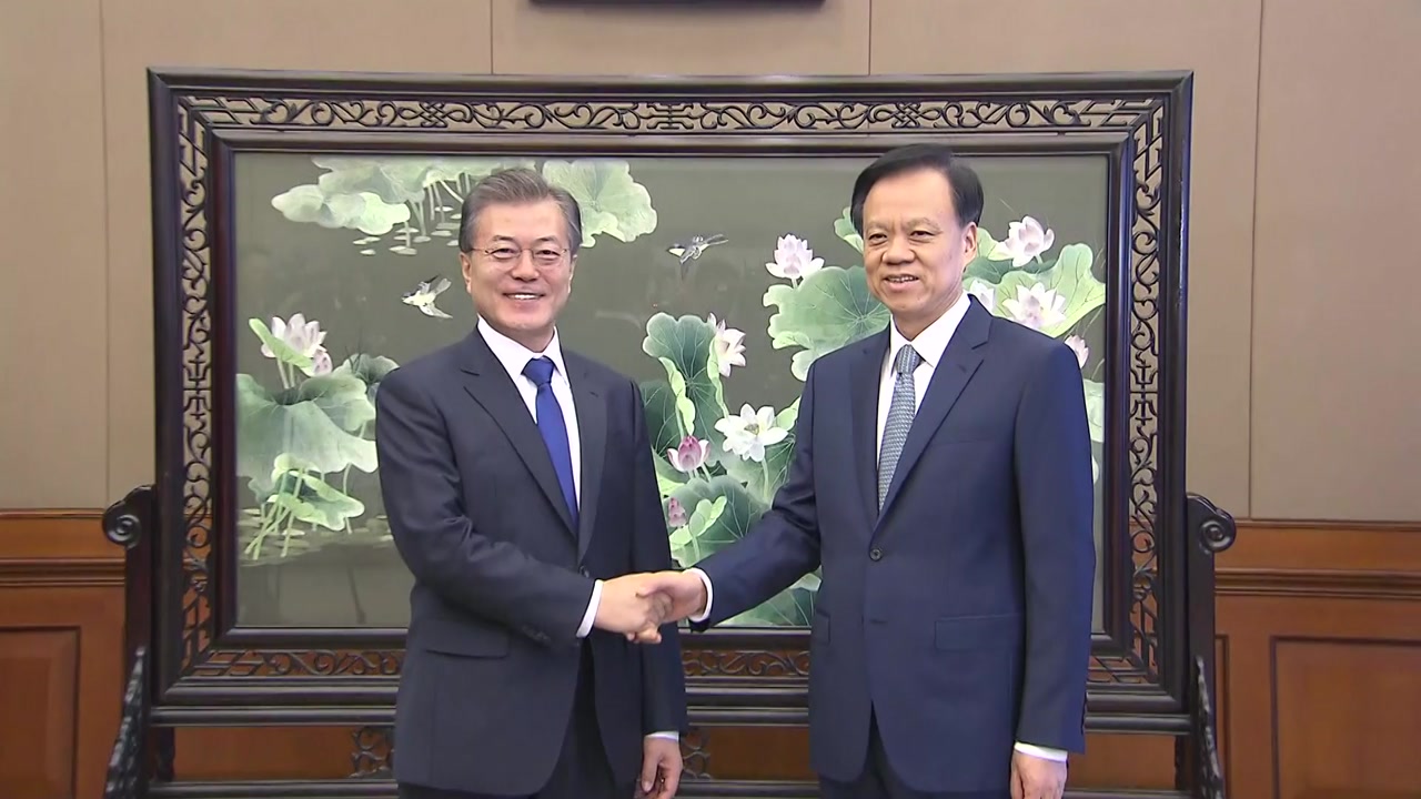 문 대통령, 천민얼 충칭 서기와 오찬..."한국과 경제 협력, 中 서부 균형 발전에 기여"