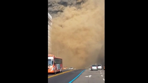  서울 마포구 합정동 신축공사장 큰불