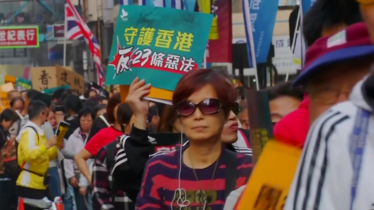 홍콩 땅에 중국법 적용 강행..."일국양제 위반" 반발